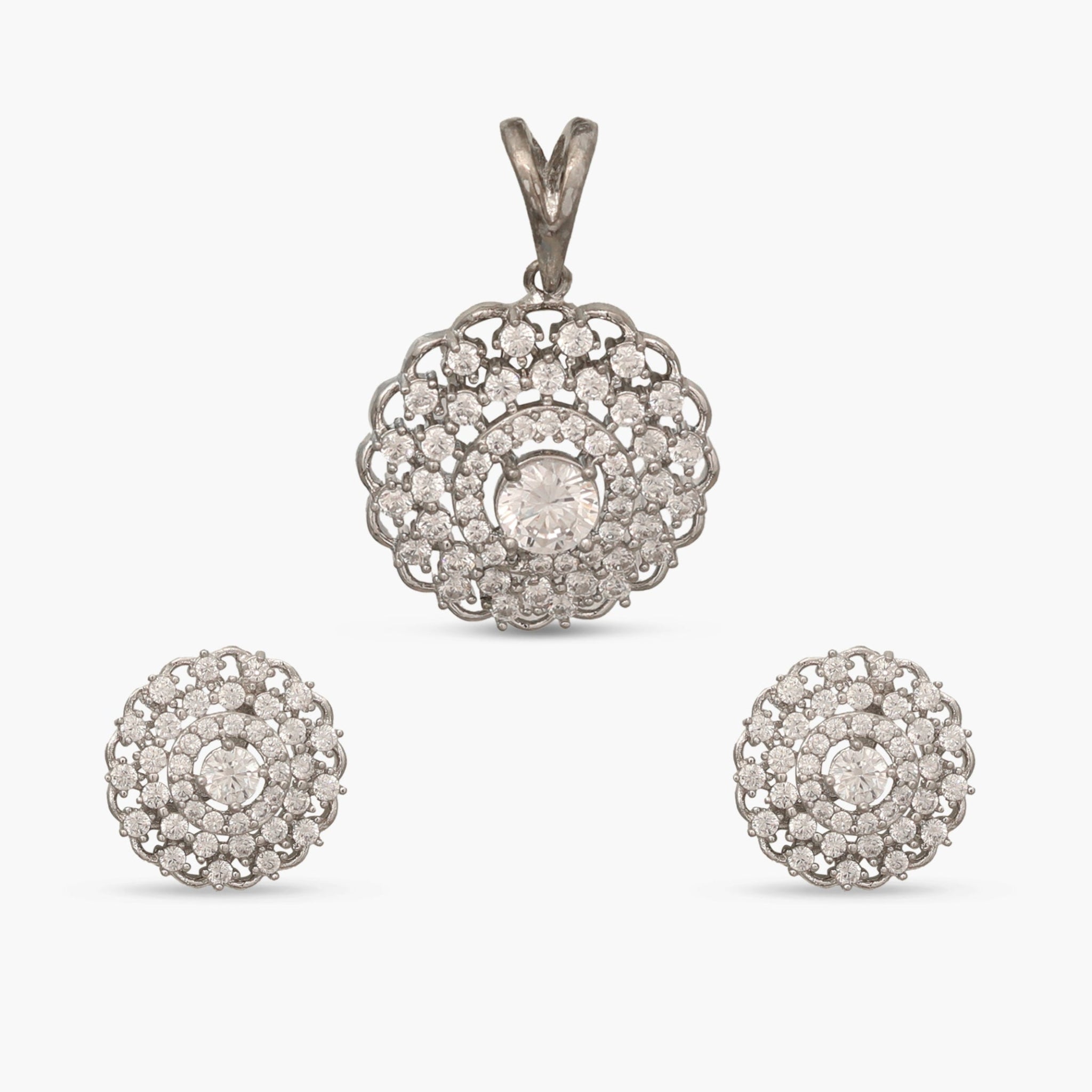 Amelia Nakshatra CZ Pendant Set